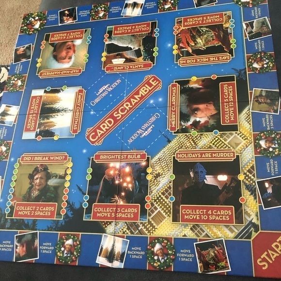 National Lampoon’s Christmas Vacation CARD SCRAMBLE Board Game Of Strategy 12+ - Picture 7 of 7